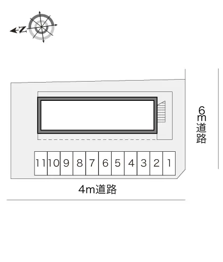 ★手数料０円★八王子市元本郷町　月極駐車場（LP）